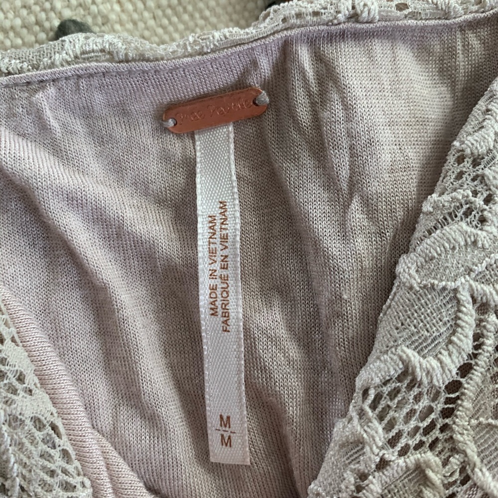 2/$28 Free people lace mini dress - Picture 6 of 6